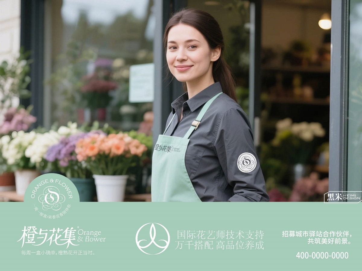 花集,品牌,形象設(shè)計(jì) . 橙與花集--品牌形象設(shè)計(jì)